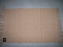 MODERN-STUNNING-ALMO-CREAMY-LATTE-COTTON-FLOOR-RUG-MAT-60-cm-X-90-cm-NEW